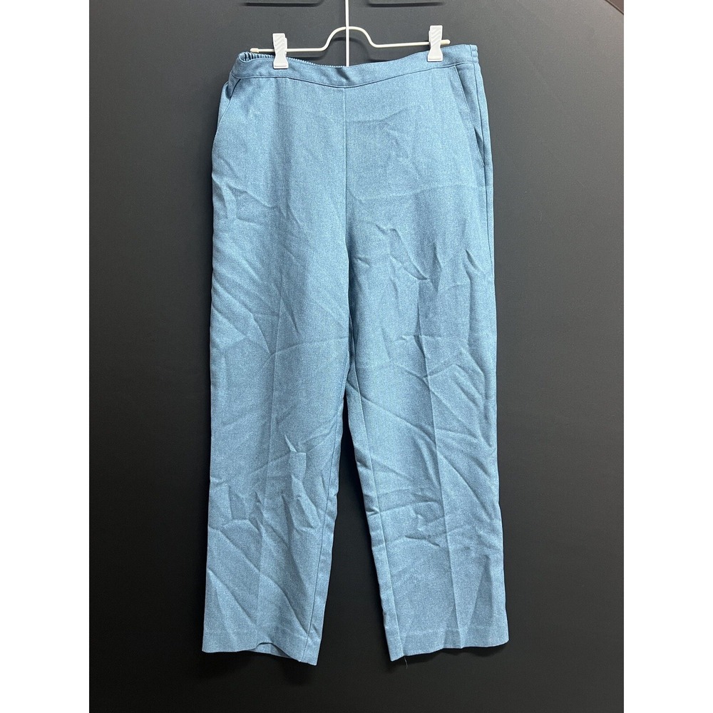 Alfred Dunner Pull‎ On Pants Size 14 teal With Pockets
